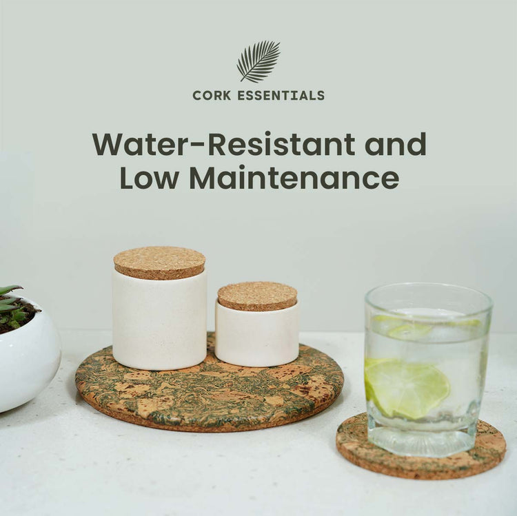 Round Trivets Olive Textured Set of 4