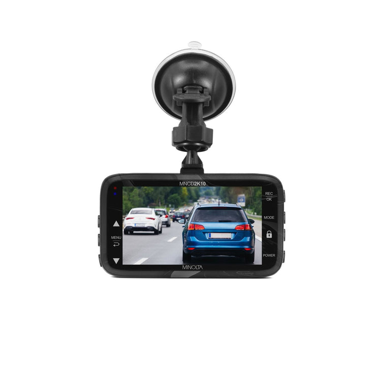 Minolta MNCD2K10 2.5K Quad HD Dash Camera with 3 Inch Screen