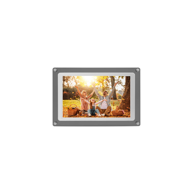 Minolta 10.1 Inch Acrylic Touchscreen Smart Digital Photo Frame with Frameo App