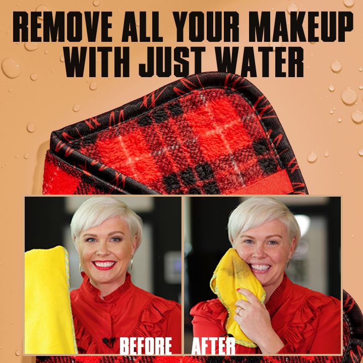 Set of 12 Makeup Remover Towels with Gift Boxes - Leopard