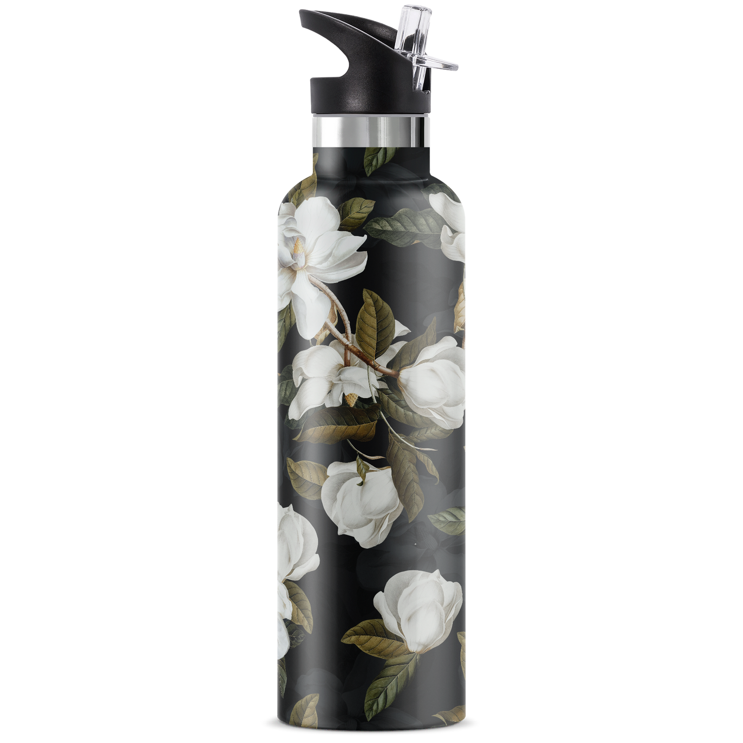 Magnolia | 25oz. Insulated Water Bottle - My Bougie Bottle