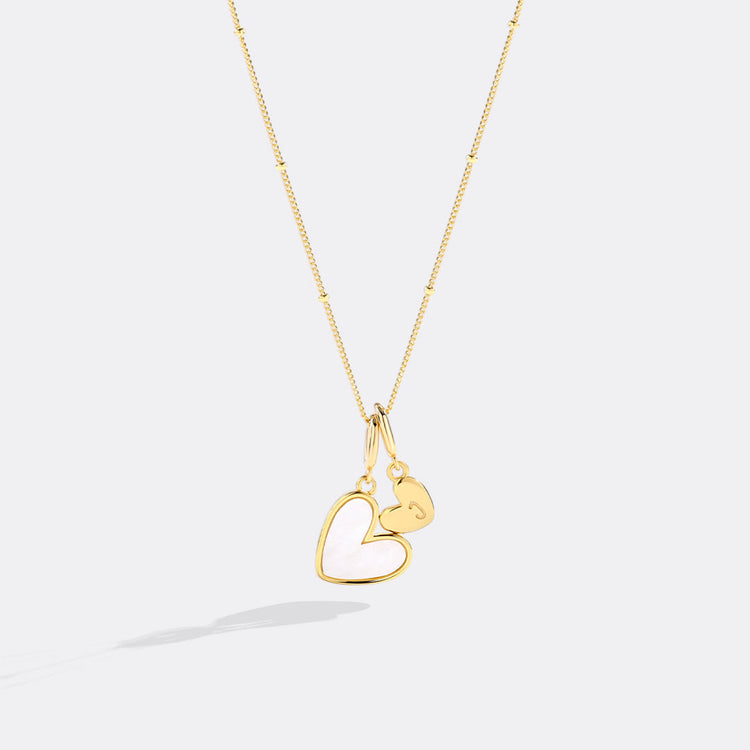 MoP Heart Initial Necklace