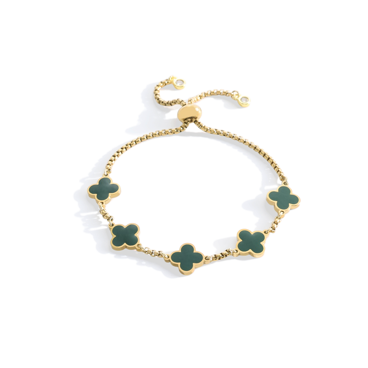 Clover Enamel Bracelet