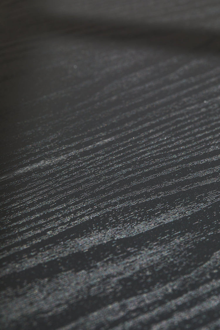 Close-up of textured black fabric