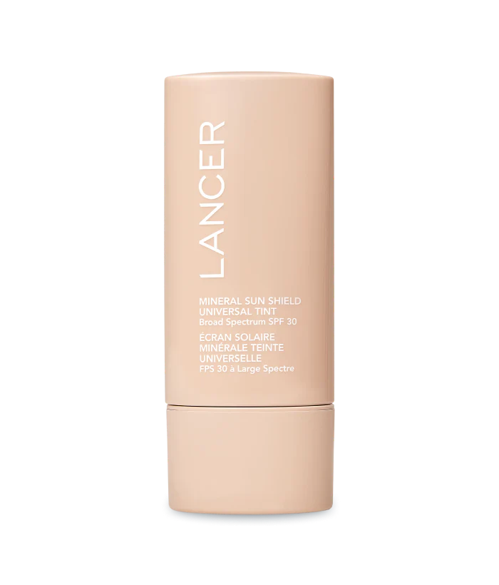 Lancer Mineral Sun Shield stick on a white background