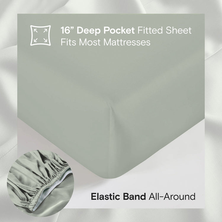 Organic Bamboo Sheet Set - Sage