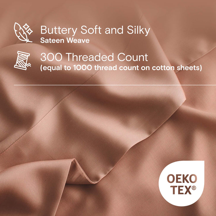 Organic Bamboo Sheet Set - Clay