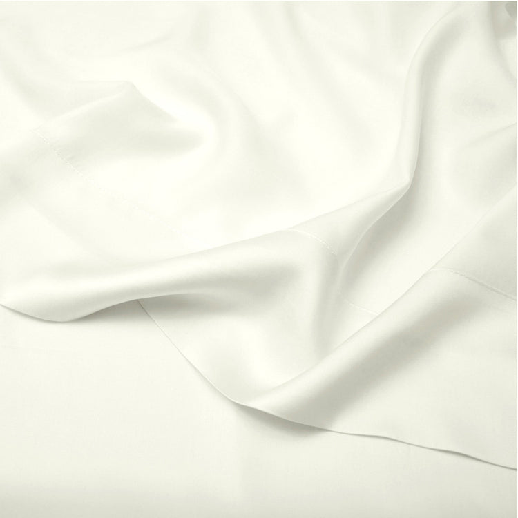Close-up of white fabric with folds