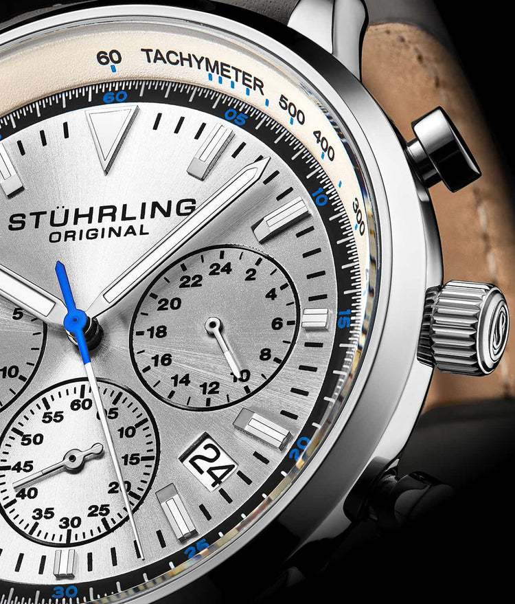 Silver Dial / Silver Case / Grey Band