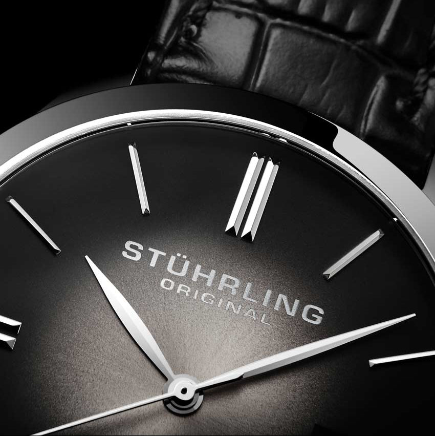 Black Dial / Silver Case / Black Band