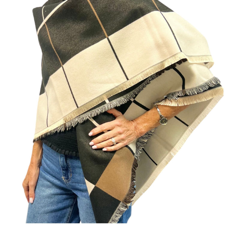 The Letterman Ultra Soft Xtra Large Pashmina - Grey