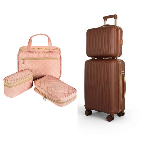 Travel Trio + 2-Piece Carry-On Luggage Set
