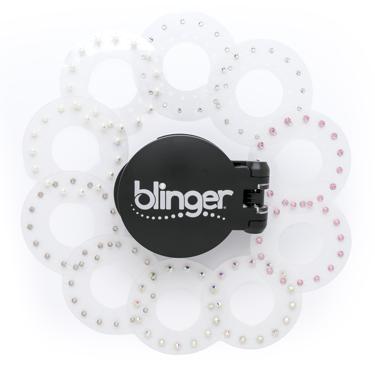 blinger® Vanity Starter Set with blinger® Styling Tool + 150 gems