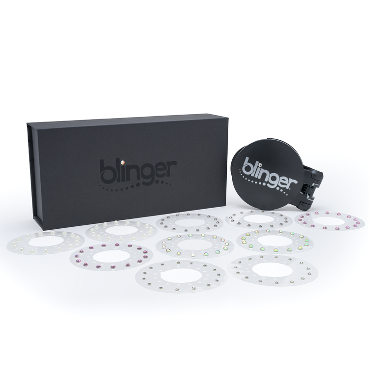 blinger® Vanity Starter Set with blinger® Styling Tool + 150 gems