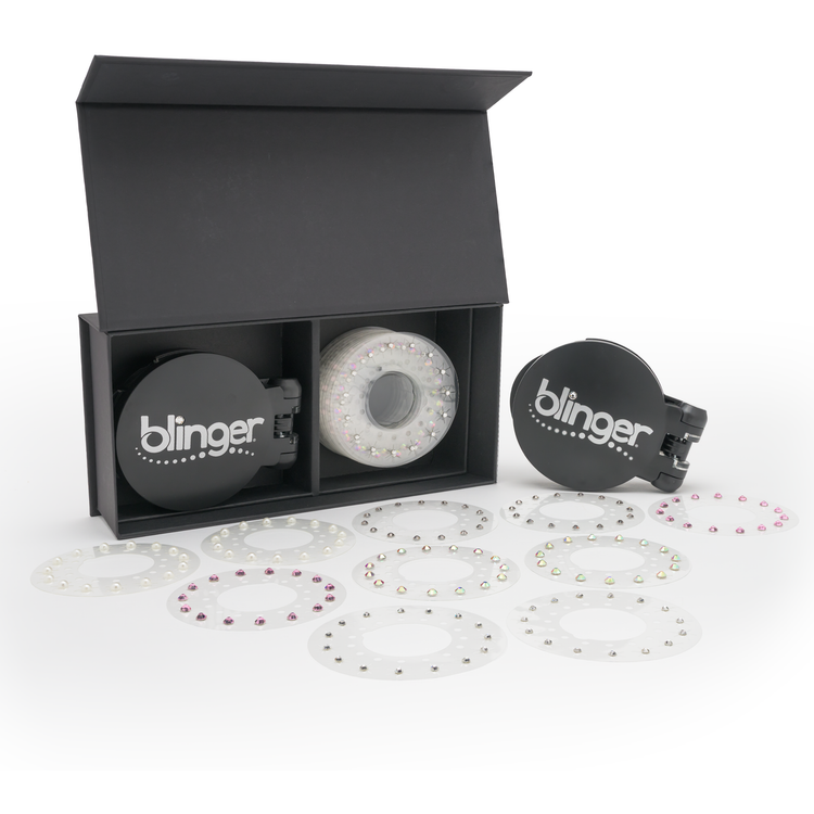 blinger® Vanity Starter Set with blinger® Styling Tool + 150 gems