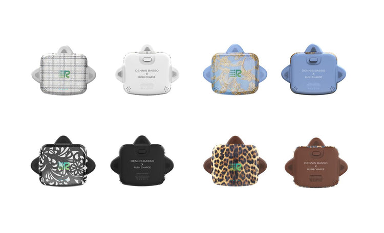 Collection of various animal-shaped phone cases on a white background