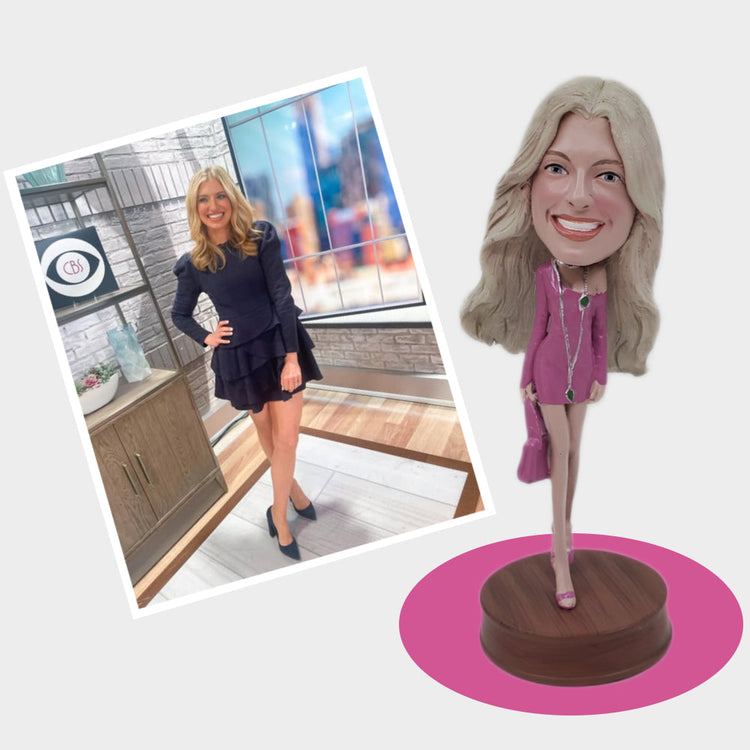 Single, Premade Body Bobblehead - Female
