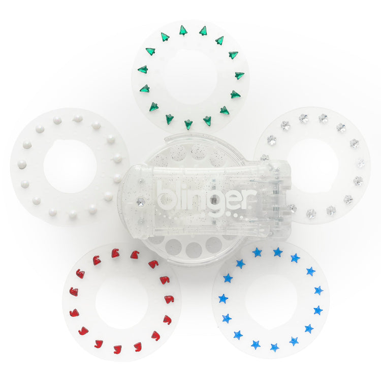 Decorative hair clip with colorful gemstones on a white background