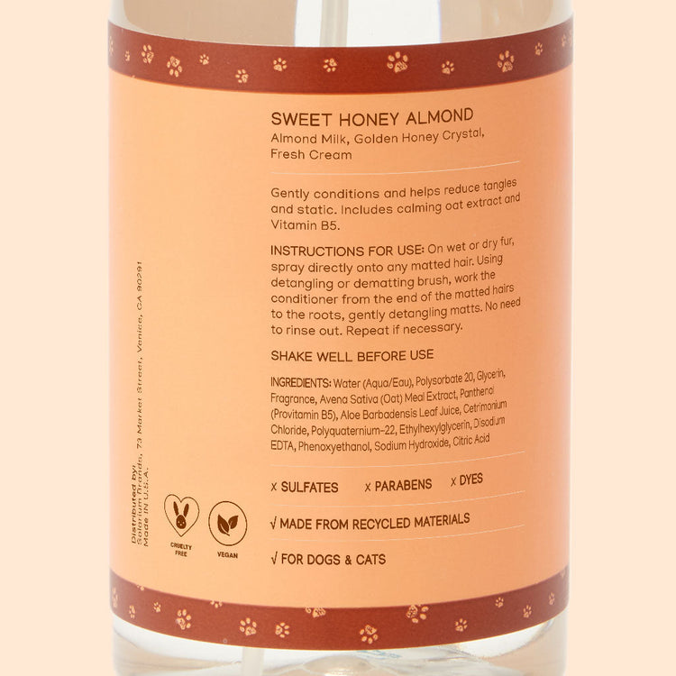Leave-In Detangler - Sweet Honey Almond - 8oz