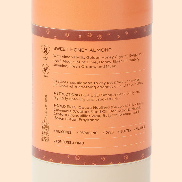 Paw Balm Sweet Honey Almond - 2.6oz