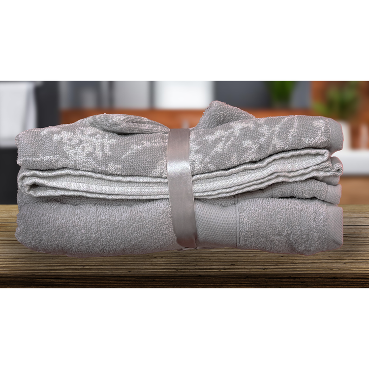 100% Cotton Foliage 6Pc Bath Towel Set