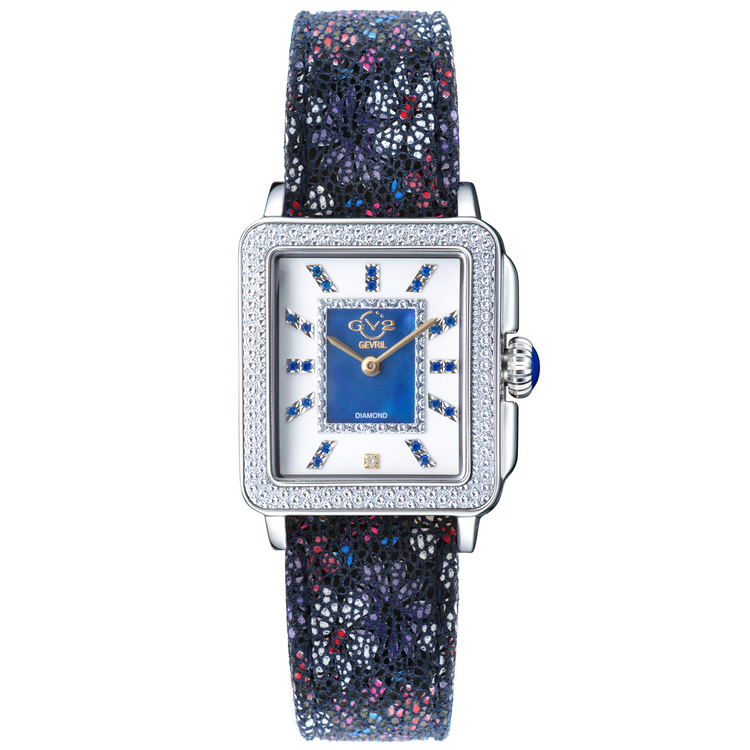 GV2 Women's Padova Gemstone Swiss Diamond Watch