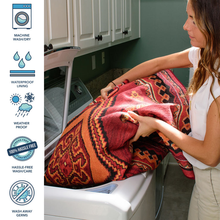 Kenya Ruby Washable Rug