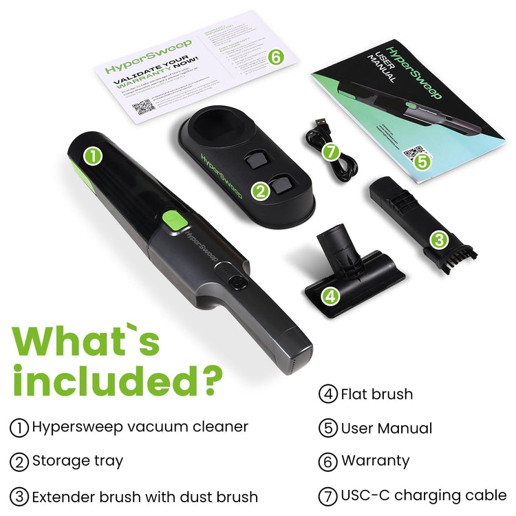 Hypersweep car vacuum cleaner