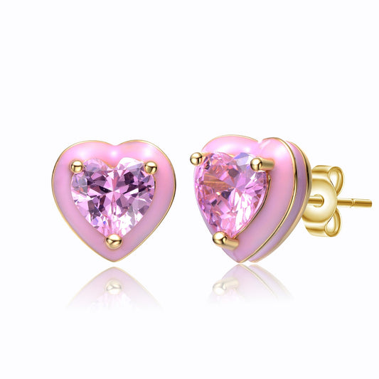 SPECIAL OFFER Heart Stud Earrings