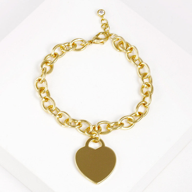 Heart Charm Bracelet