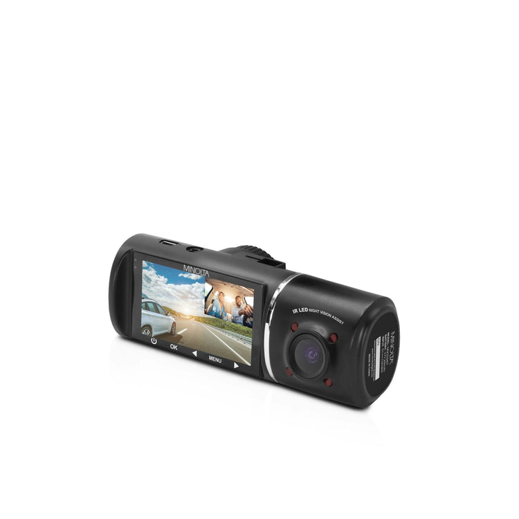 MNCD245T 3-Channel 1080P Dash Camera w/2.45" LCD & Rear Camera