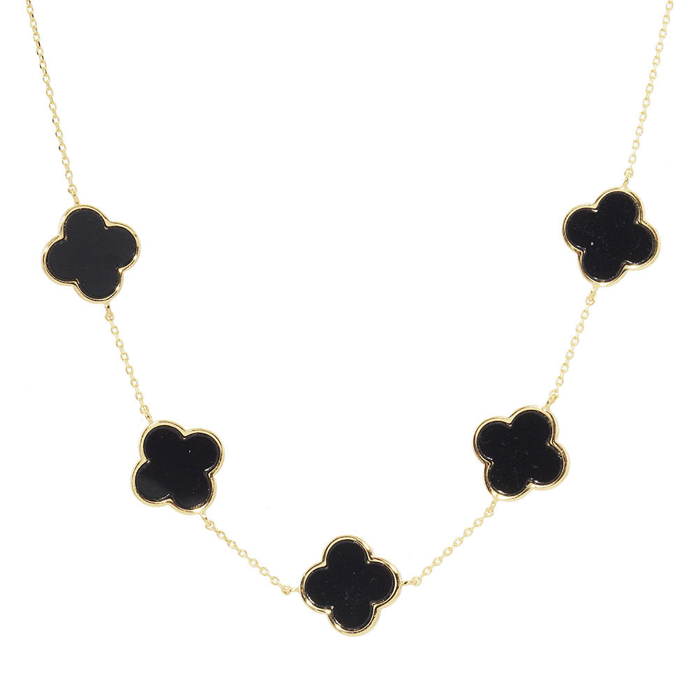 Black Clover Necklace gold