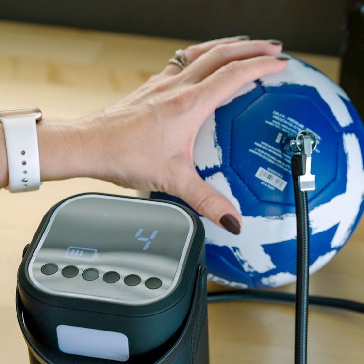 NeverGoFlat - Portable Air Compressor, Power Bank & Flashlight