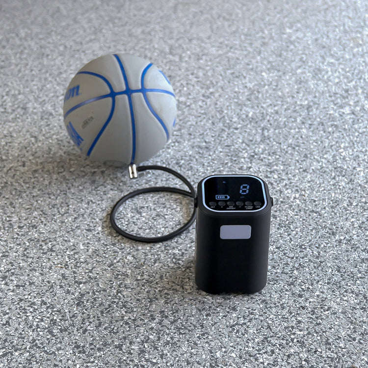 NeverGoFlat - Portable Air Compressor, Power Bank & Flashlight