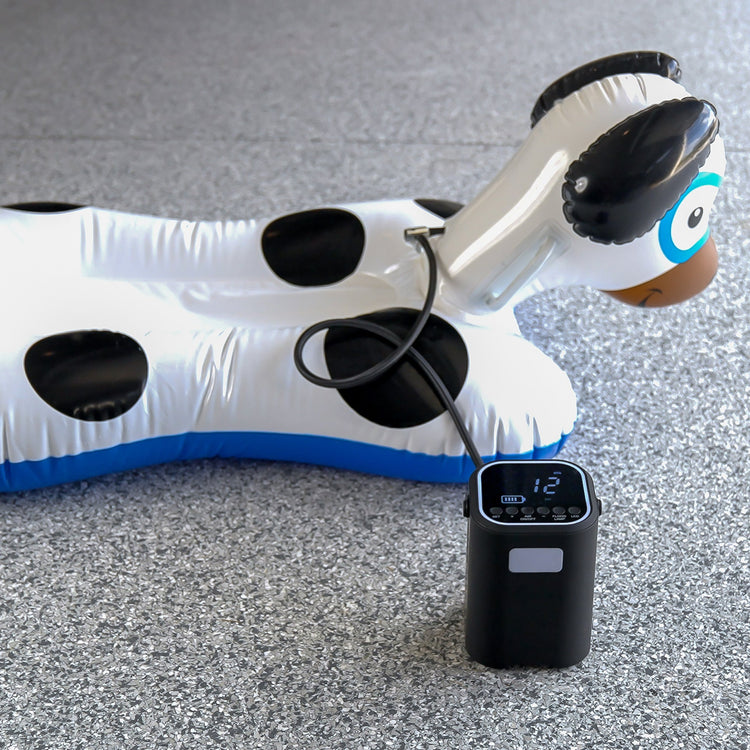 NeverGoFlat - Portable Air Compressor, Power Bank & Flashlight