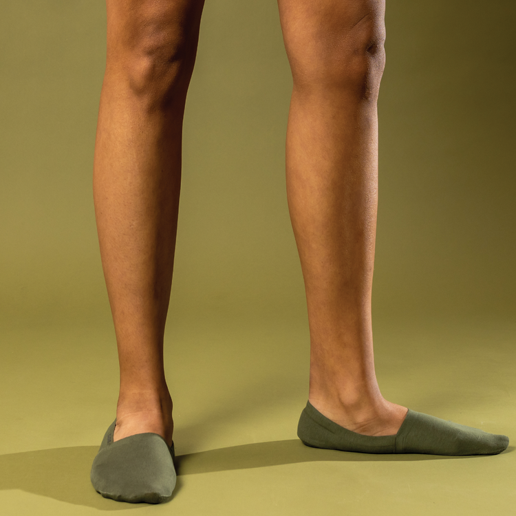 SPECIAL OFFER Premium No Show Socks-Olive Green 5Pack