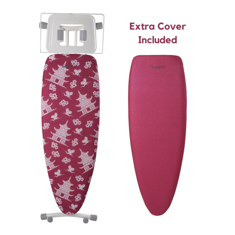 The PAGODA Collection - Space Surfer Premium Ironing Board in Pagoda Magenta