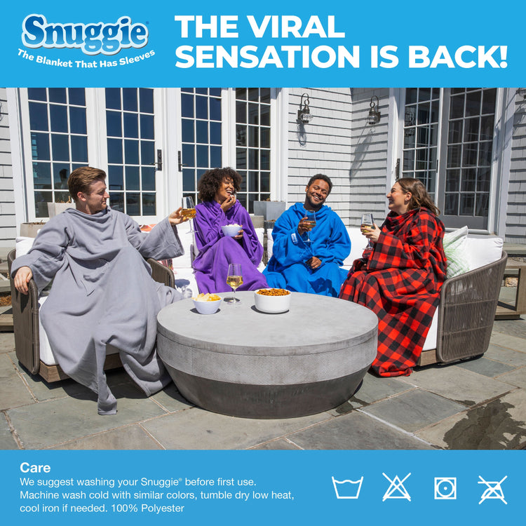 SPECIAL OFFER The Original Blanket With Sleeves - FLEECE CHARCOAL