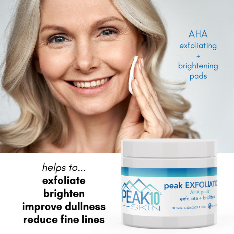 EXFOLIATION AHA pads exfoliate + brighten 50 Pads