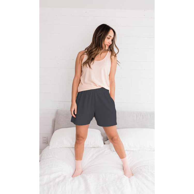 SPECIAL OFFER Masie Boyfriend Shorts | Gray Dawn