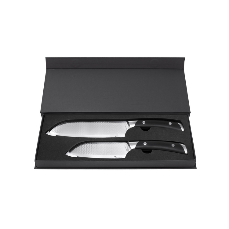2pc Santoku Knife Set