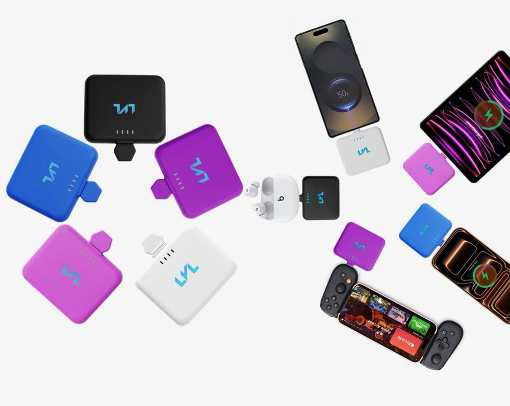 LVL powerful compact portable chargers banner