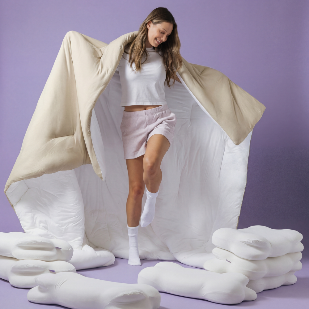 Mellow Sleep deal banner on CBS Deals offering 50% to 64% off