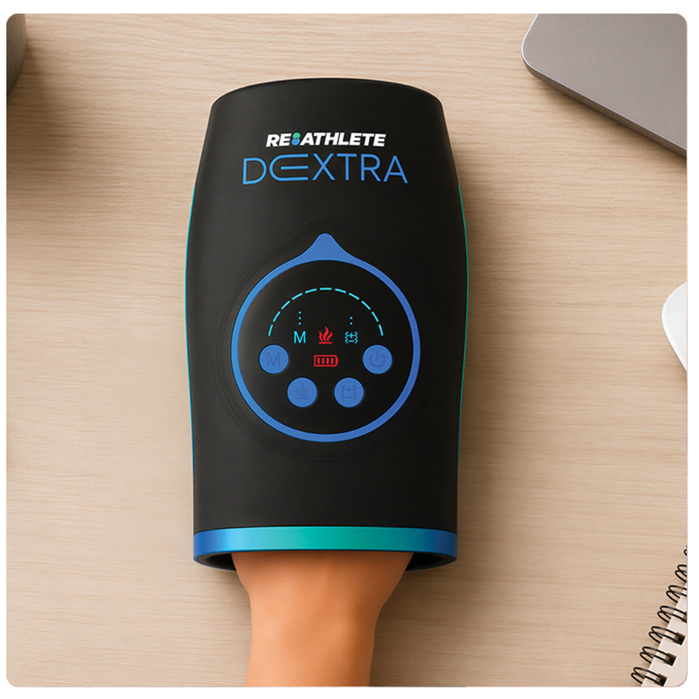 Dextra cordless hand massager deal banner at Cbsdeals with 65% off