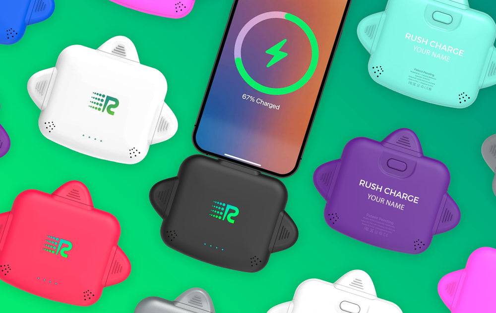 Rush Charge portable charger deal banner on CBS Deals