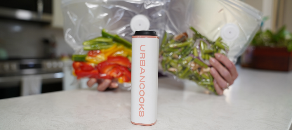 UrbanCooks cordless vacuum sealer banner for food storage