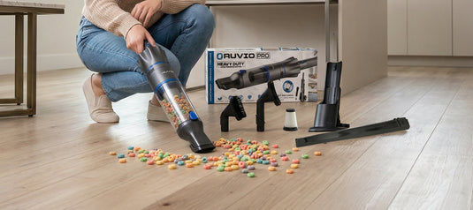 Ruvio cordless handheld vacuum deal banner