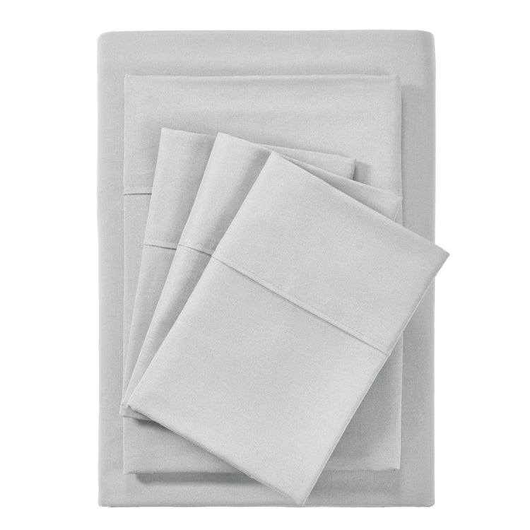 Bamboo 2000 Count Sheet Set with SnugGrip - Silver