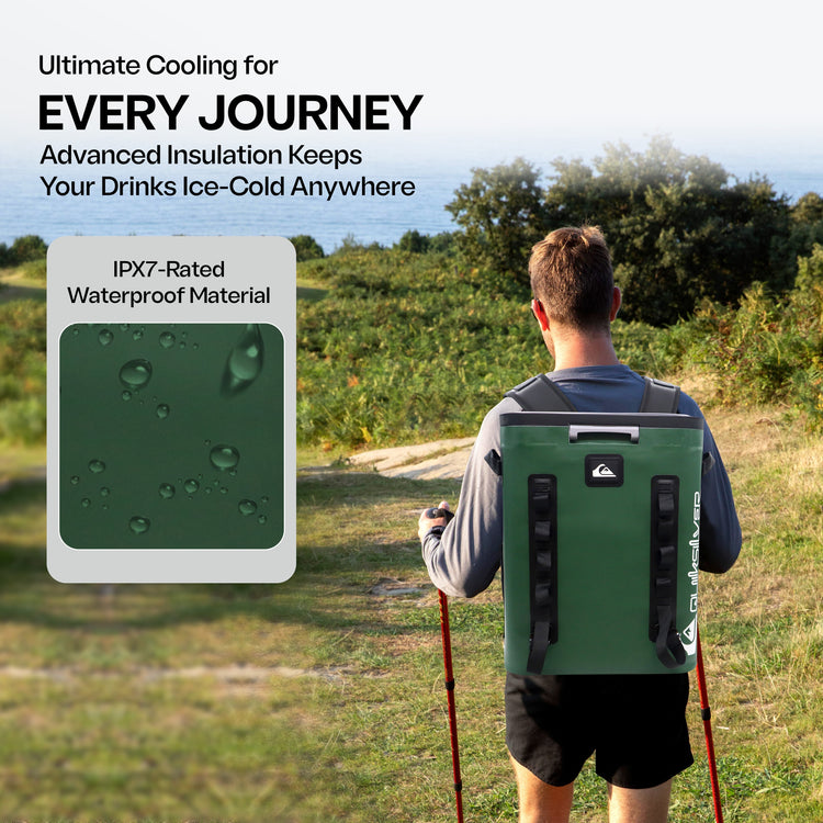 The Coastal Collection Zipperless Backpack Cooler