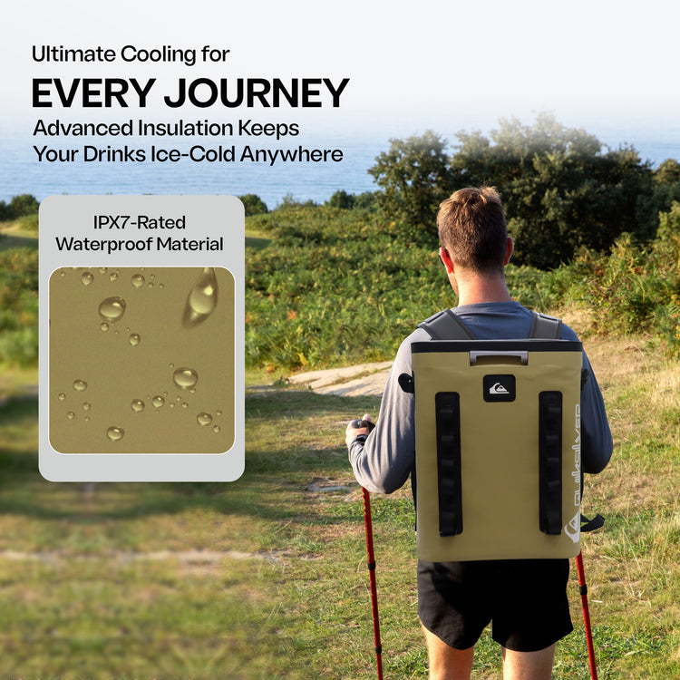 The Coastal Collection Zipperless Backpack Cooler